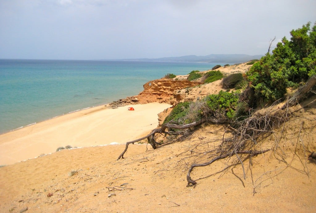 Scivu Beach on Sardinia's Costa Verde Scivu Beach on Sardinia's Costa Verde