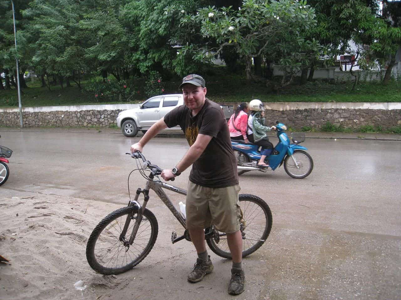 Dave and his mountain bike