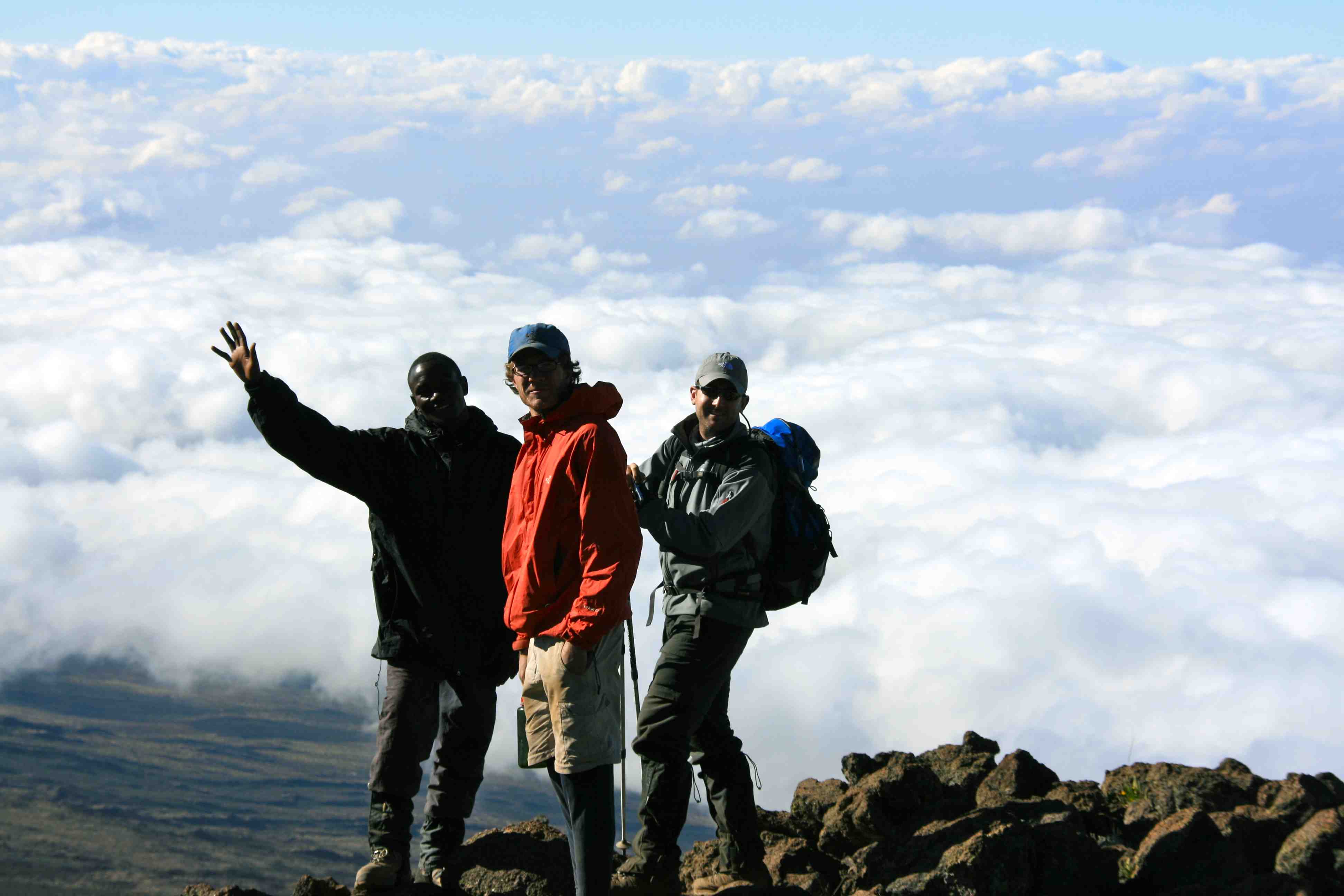 Hiking above the clouds
