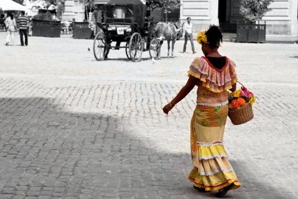 Woman in downtown Havana (Photo: Troy Floyd)