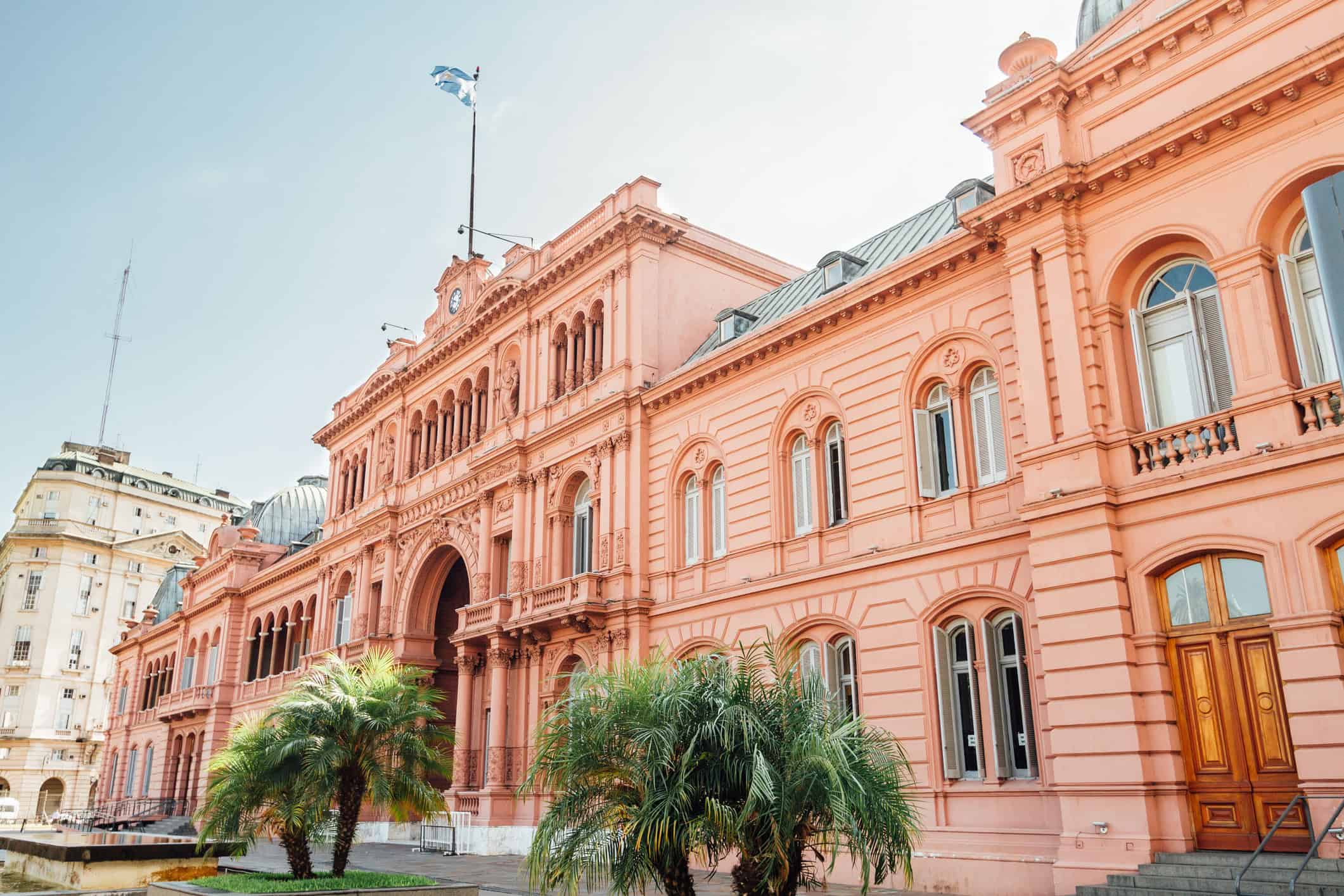The presidential palace, Casa Rosada, in Buenos Aires (photo: Simon Mayer).