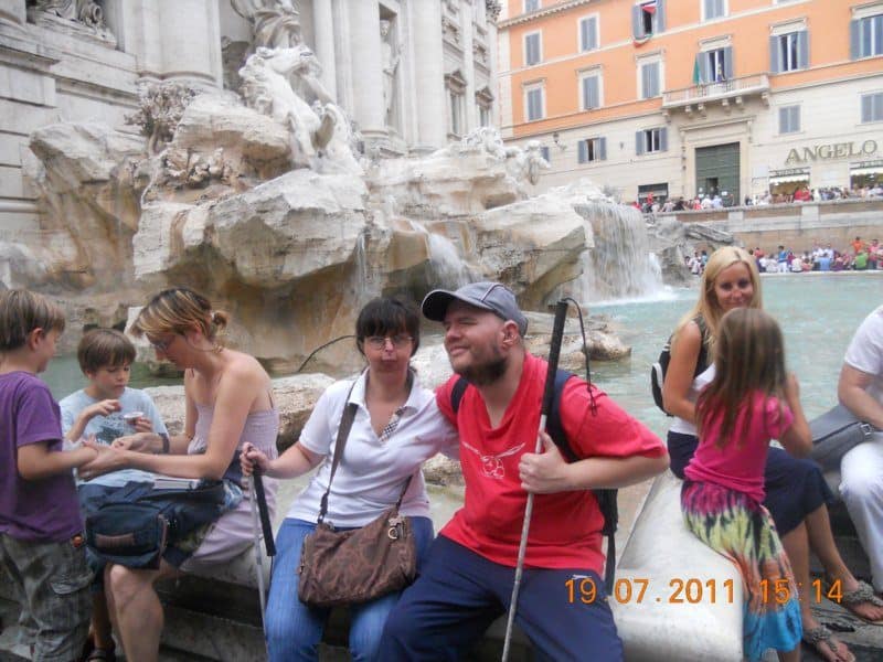 Tony and Tatiana at the Trevi Fountain Tony and Tatiana at the Trevi Fountain