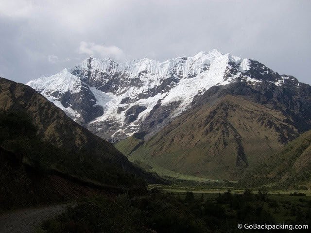 Umantay mountain as seen on Salkantay Trek