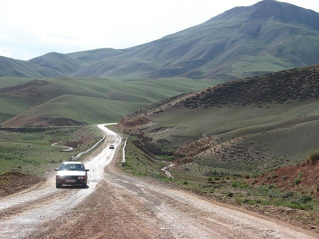 kyrgyzstan road