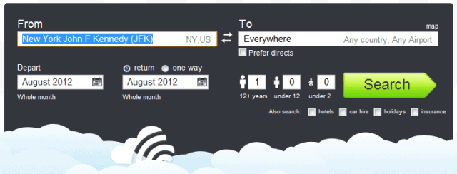 Skyscanner screenshot Skyscanner screenshot