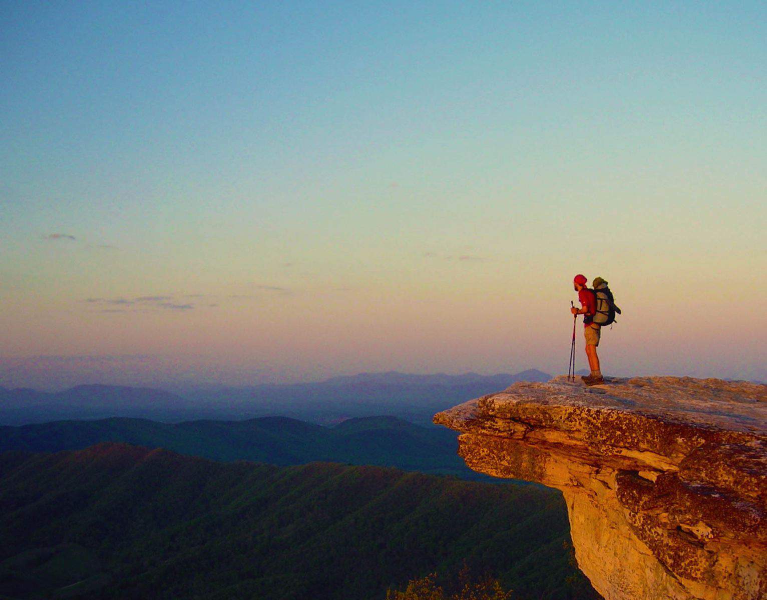 McAfee Knob on the Appalachian Trail