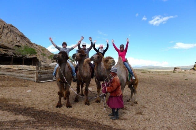 couples camel riding