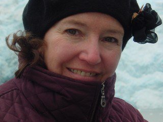 Elaine at Seward Glacier, Alaska Elaine at Seward Glacier, Alaska
