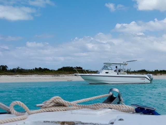 Boats in the Turks and Caicos (photo: Rian Castillo)