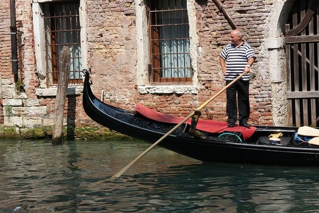 Gondola in Venice Gondola in Venice