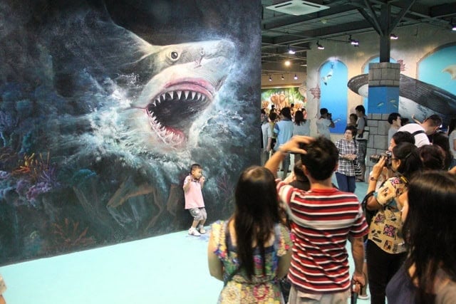 The shark painting!