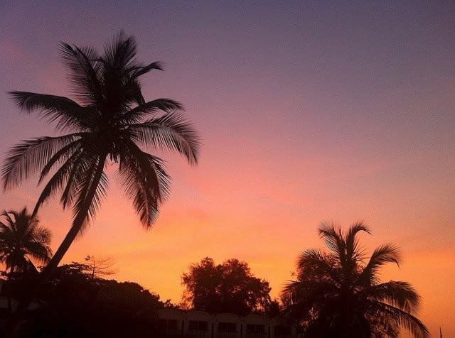 Sunset over Banjul, in The Gambia (photo: ambabheg).