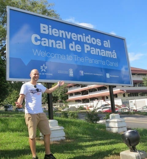 Panama Canal Sign