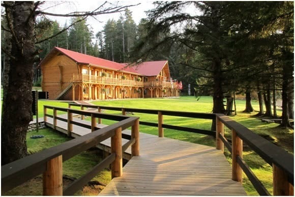 The Queen Charlotte Lodge: an angler's oasis.