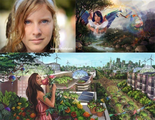 Econaut and visionary artist Jessica Perlstein's vision of a new world.