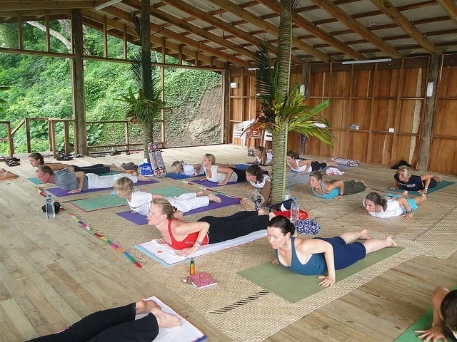 Yoga class