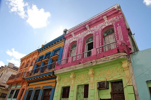 Colorful buildings
