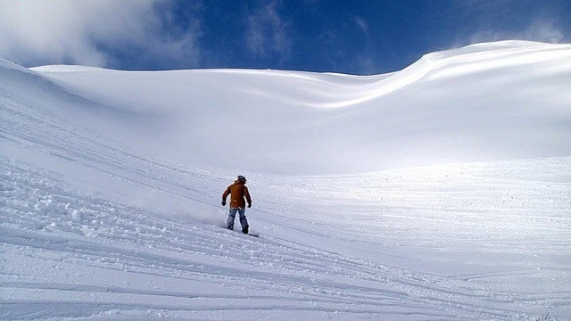 Snowboarding in Niseko