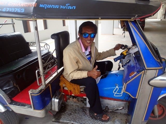 Tuk Tuk driver in Thailand