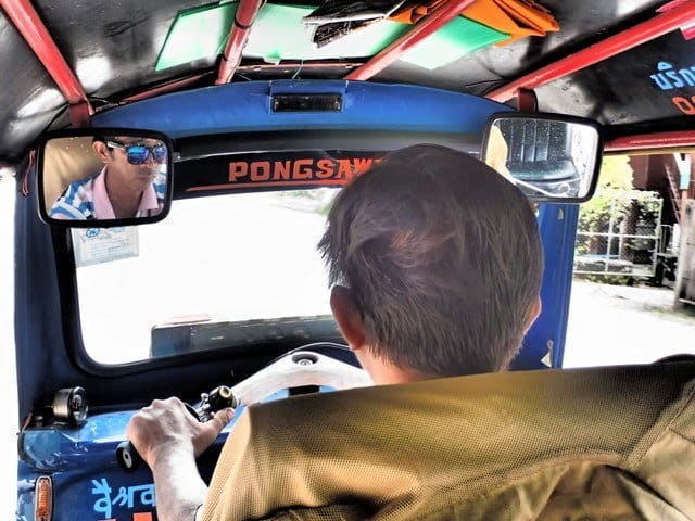 Tuk tuk Inside a tuk tuk