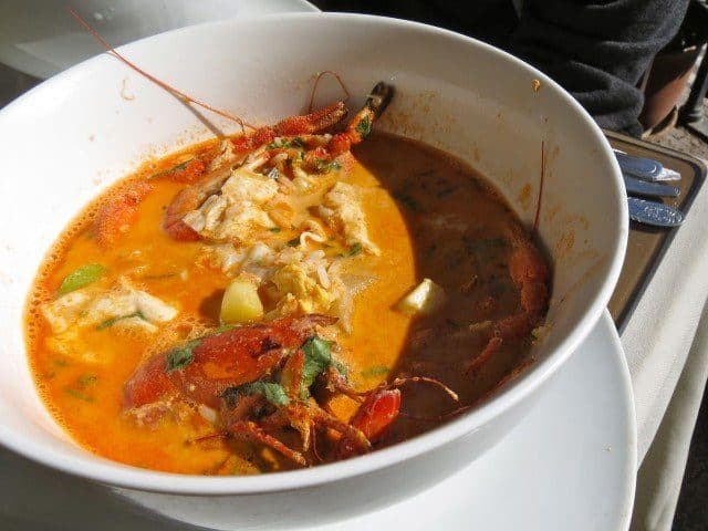 Everyone told me I had to try the chupe de camarones in Arequipa. So I did.