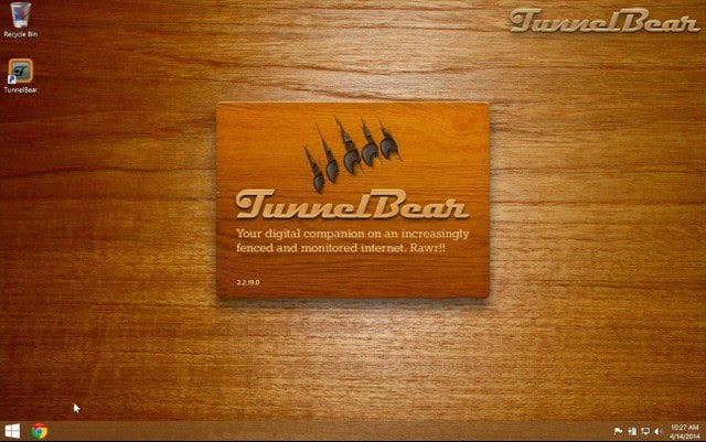 TunnelBear VPN program for PC, Mac, Android, and iOS.