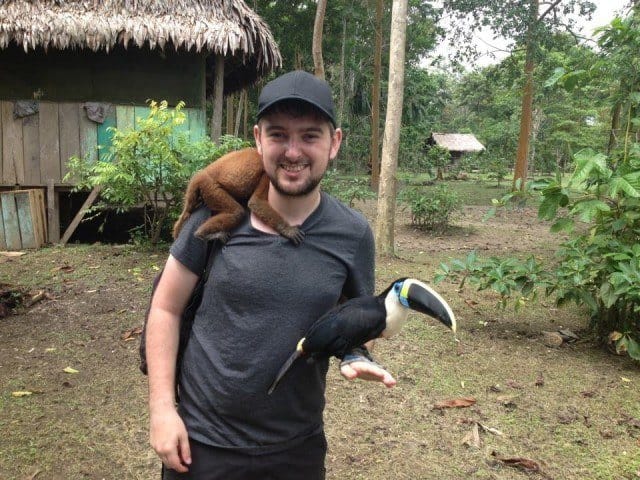 You can see a lot of great wildlife in Iquitos.