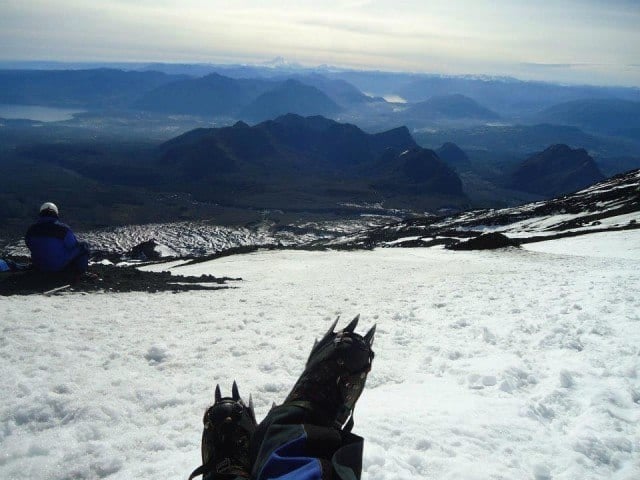 Volcán Villarrica We took almost a half dozen much-needed breaks during the climb.