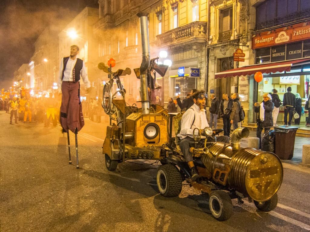Steampunk in a Millévin parade.