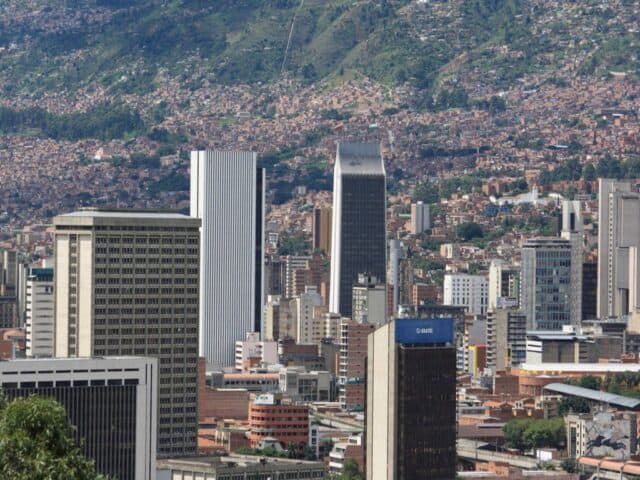 Downtown Medellín A view of downtown Medellín