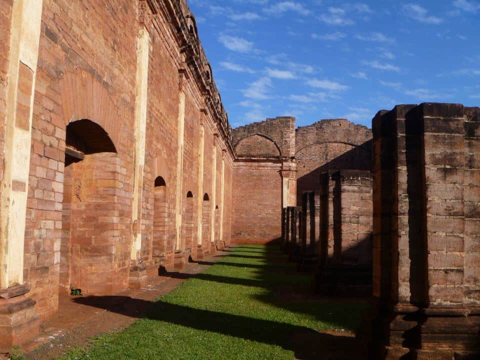 Jesús de Tavarangüe, part of the Jesuit ruins in Paraguay.