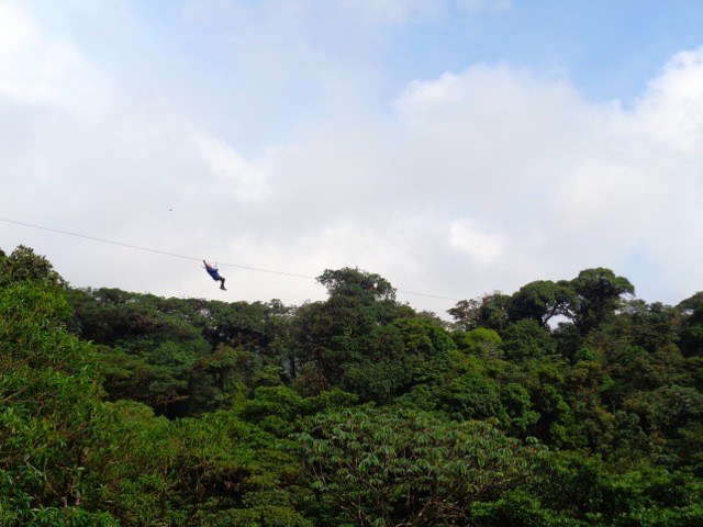 Ziplining in Monteverde Cloud Forest