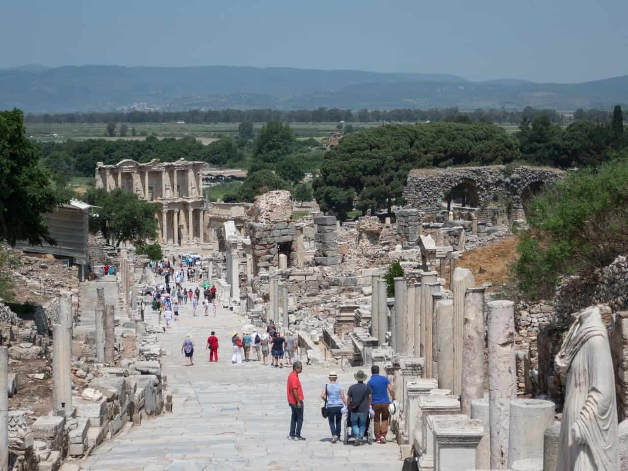 The main road through Ephesus
