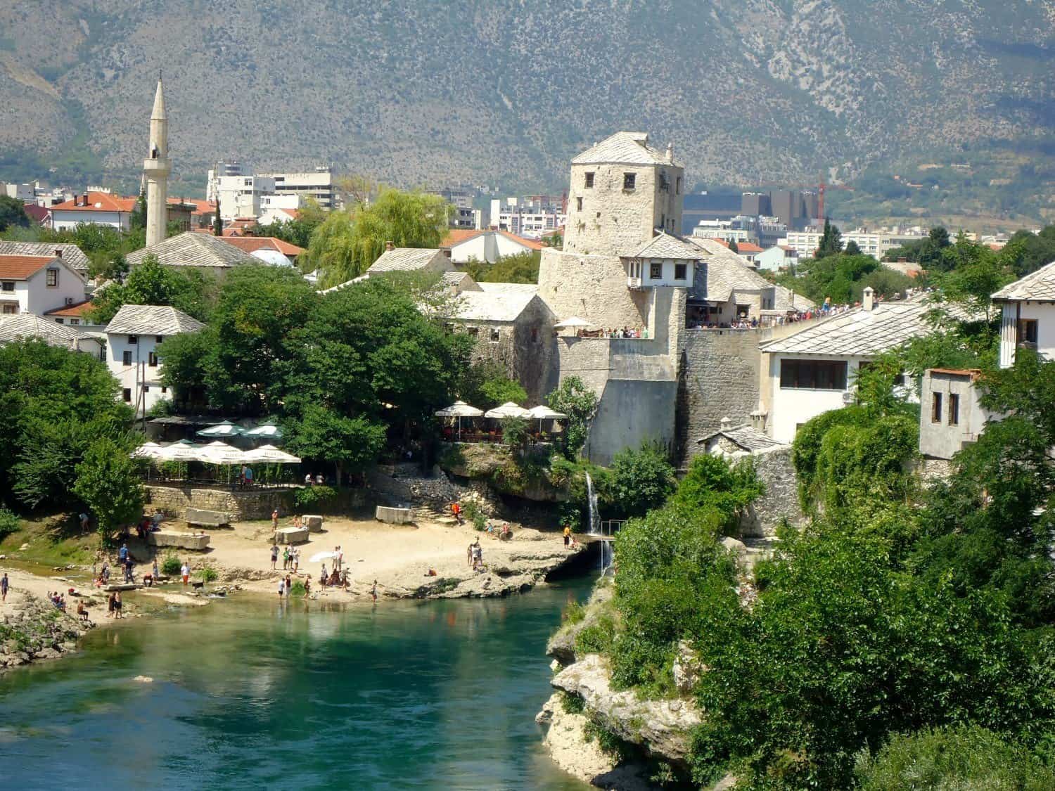 Backpacking in the Balkans.