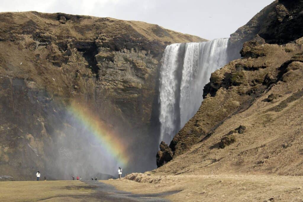 Skógafoss Waterfall Skógafoss Waterfall in Southern Iceland