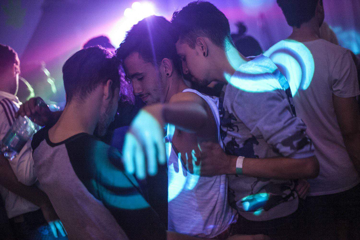 Partying people in Mexico
