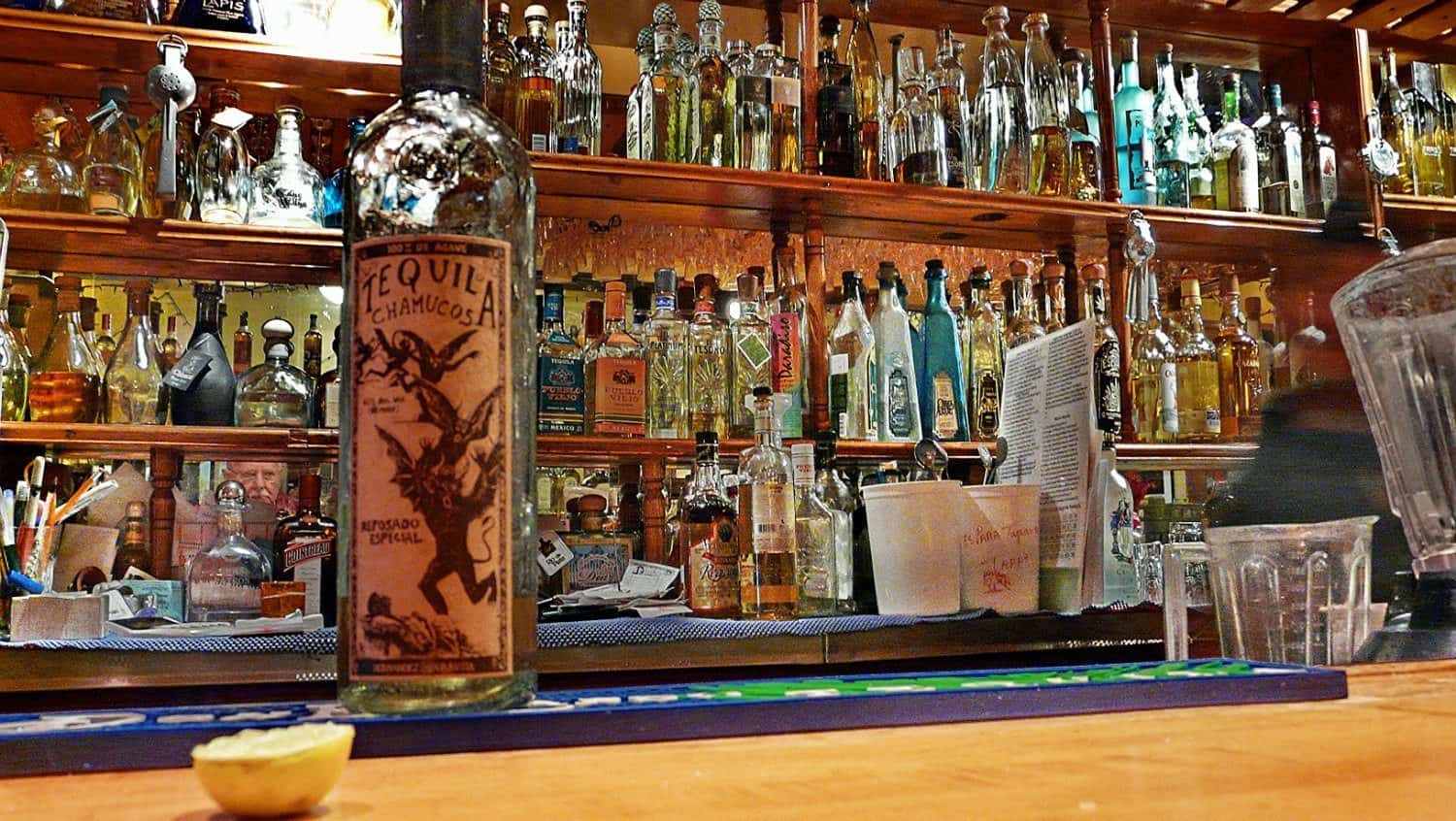 A tequila bar is always a good way to party in Mexico!