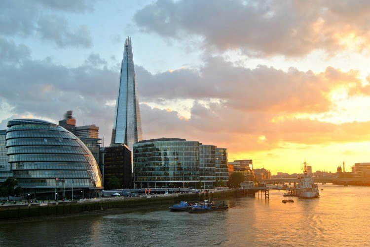 The Shard The Shard on London's skyline. Image source.