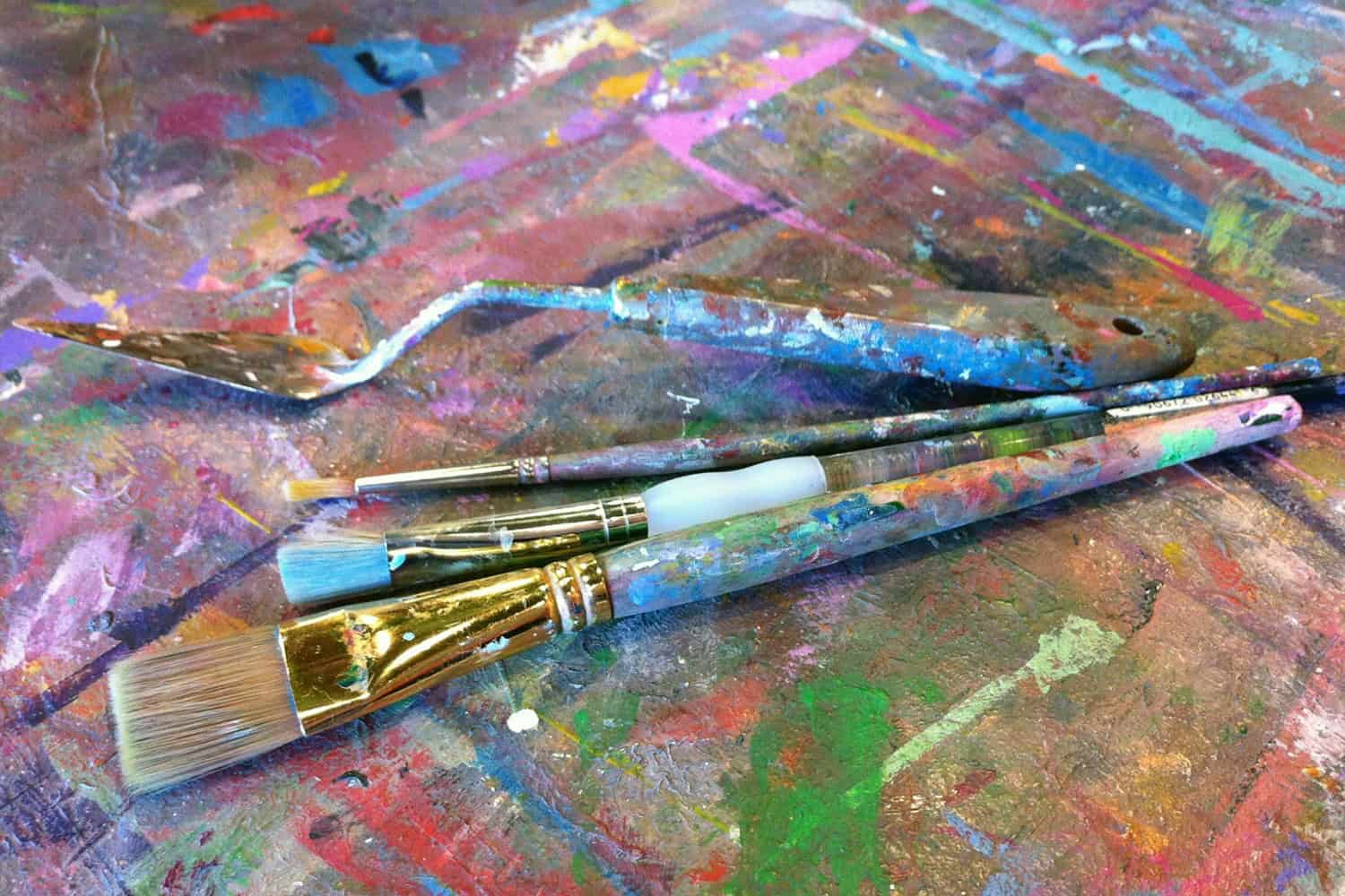 Paintbrushes (photo: Celeste Lindell)