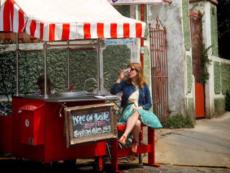 Chilean juice stand