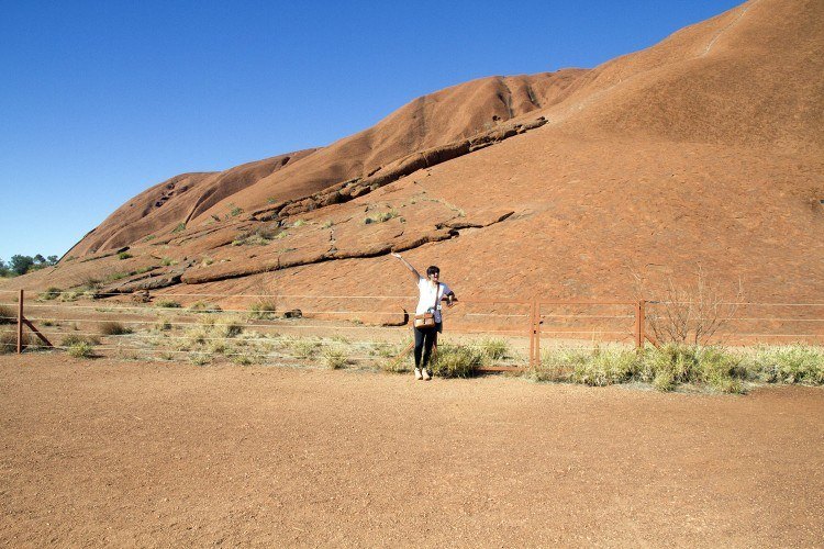 I survived the Uluru Base Walk!