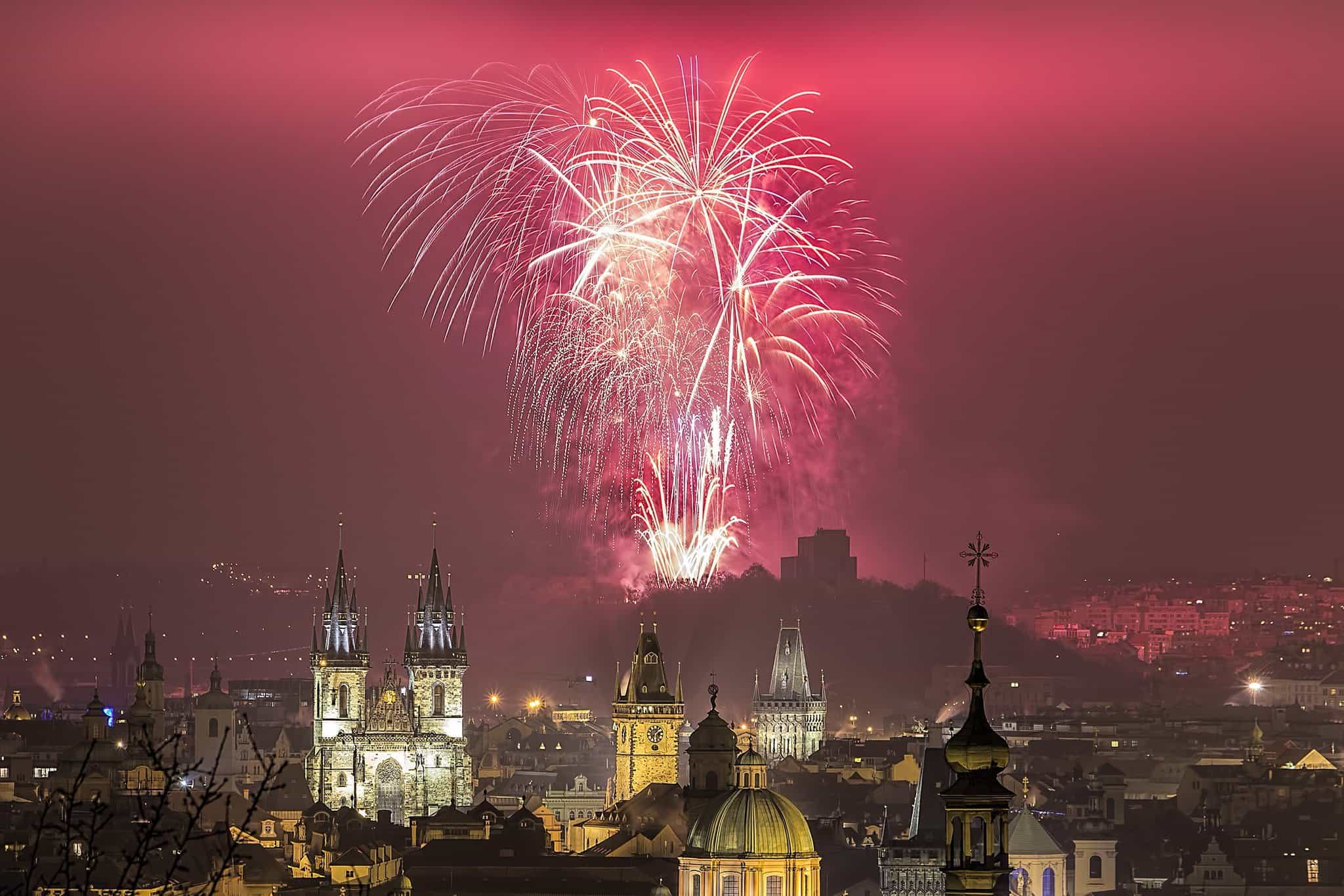 New Year's Eve 2016 in Prague (photo: Jan Fidler).