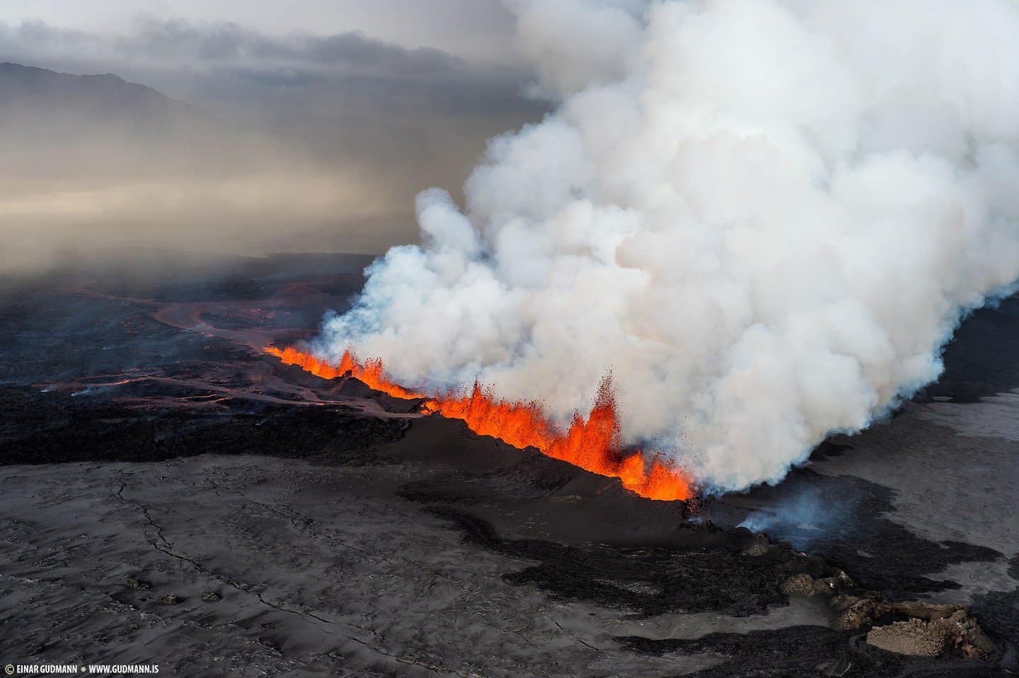 Volcanic eruption in Holuhraun