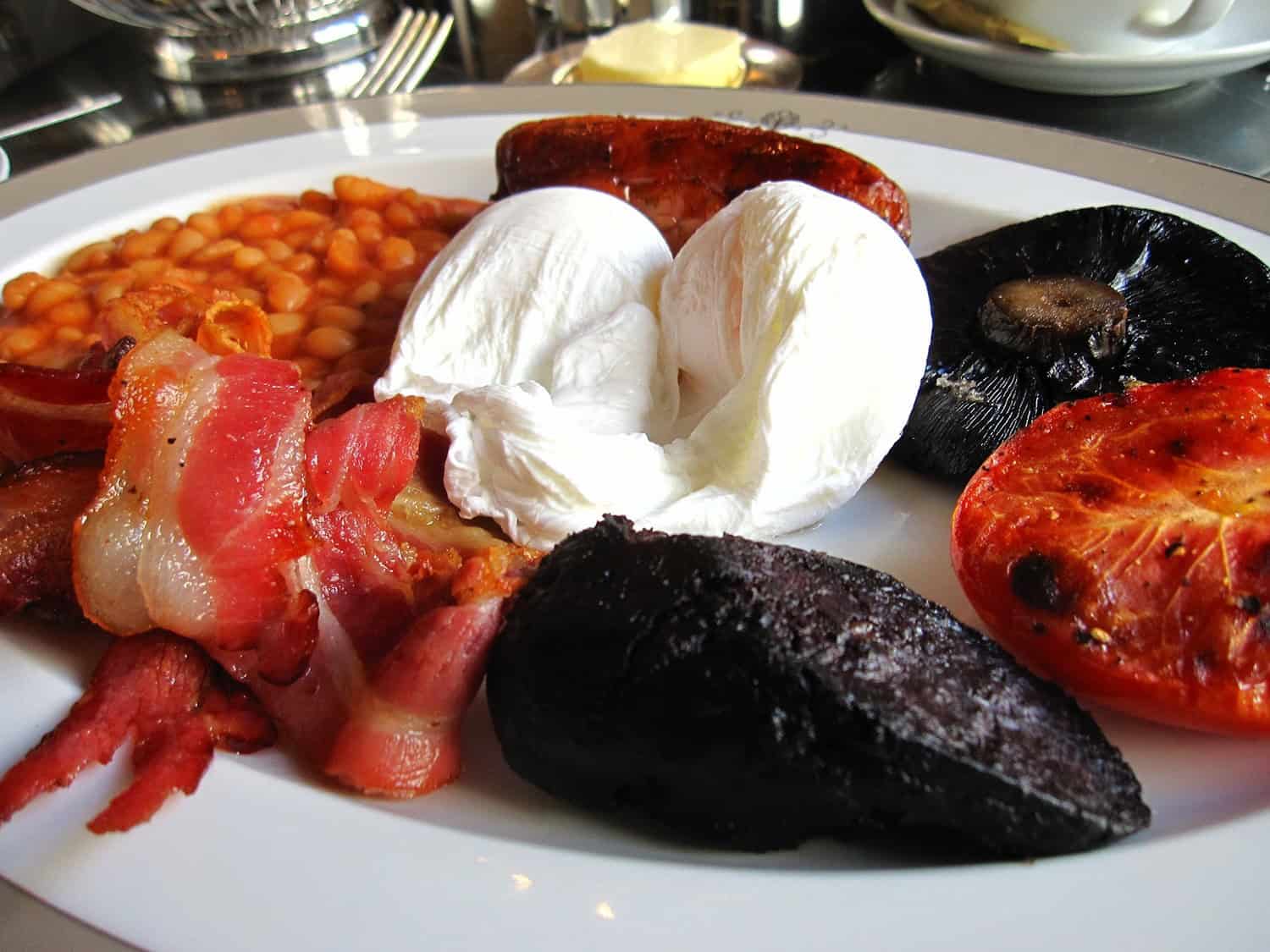 A Full English Breakfast. It's a hearty meal! (Credit: Kate Hopkins).