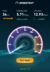 RoamingMan speed test