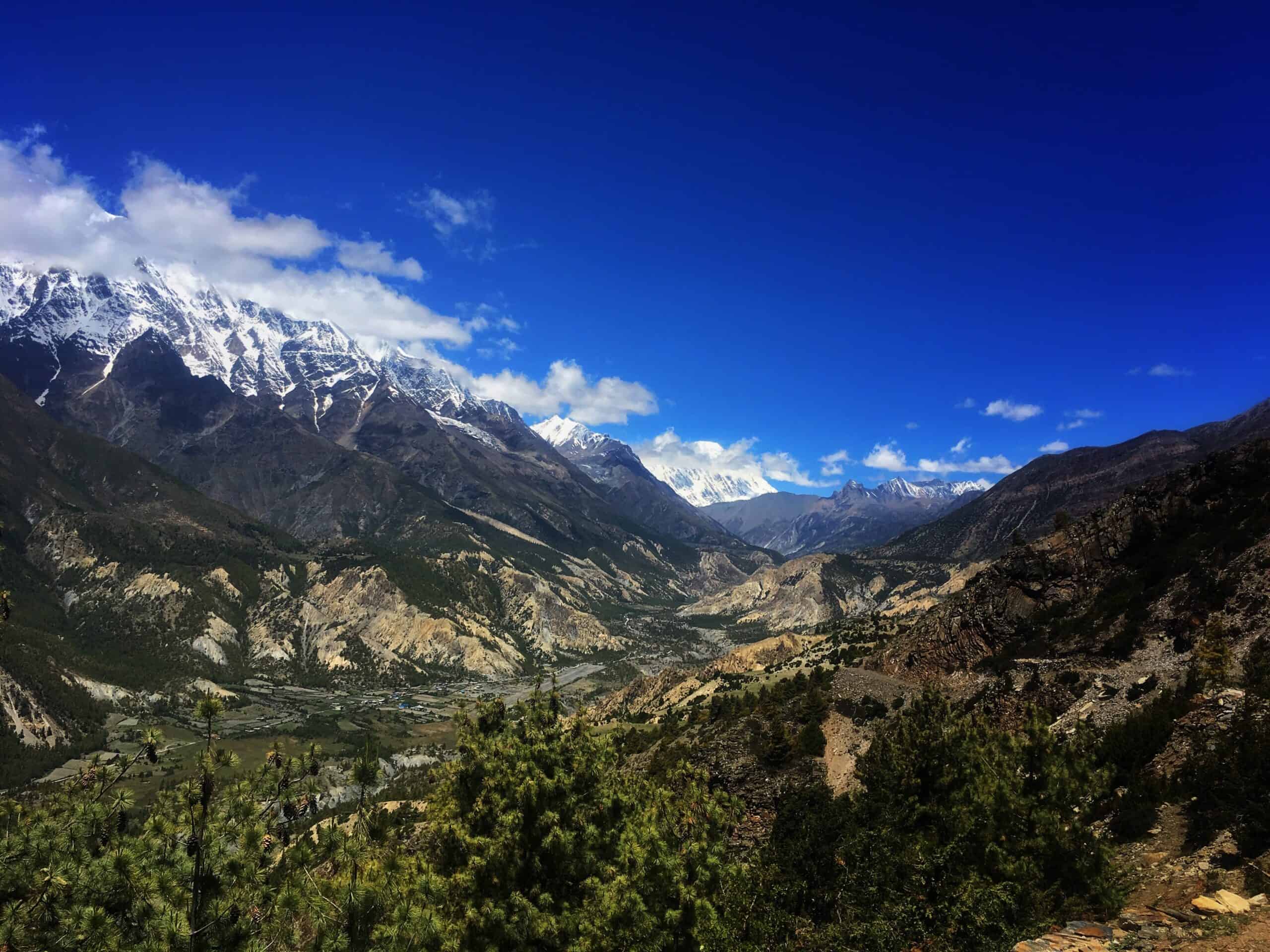 Great Himalaya Trail Mountain view from Nepal's Great Himalaya Trail