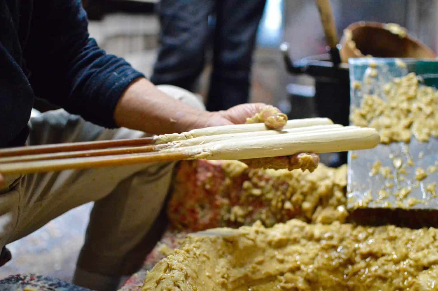 Candle maker in Japan