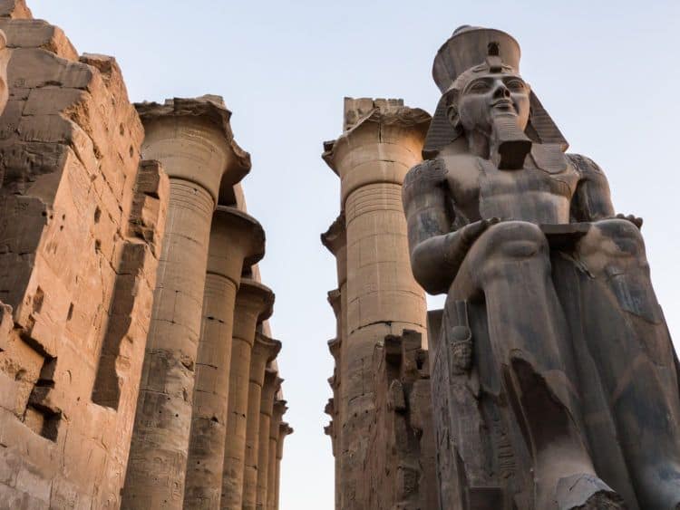 Statue of Ramses II at Karnak Temple