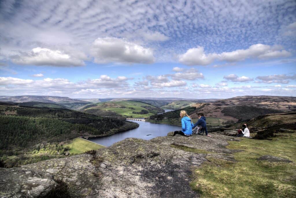 Views of the Dark Peak area from Bamford Edge (photo: Simon Harrod)