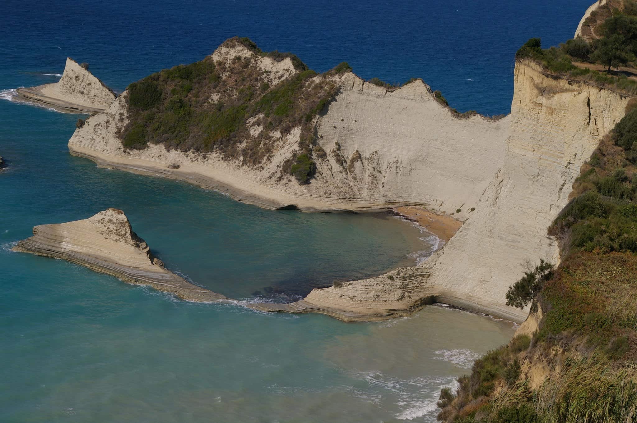 Canal D'amour in Corfu, Greece